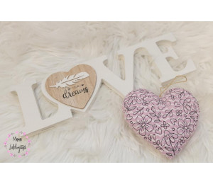 Stickdatei - ITH Blumen Herz